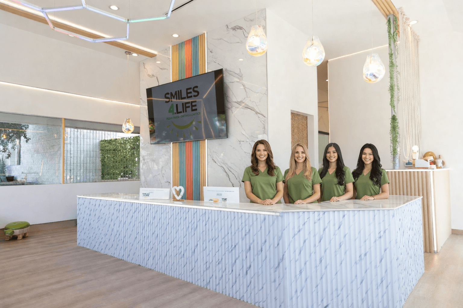 Smiles4Life reception team at the front desk